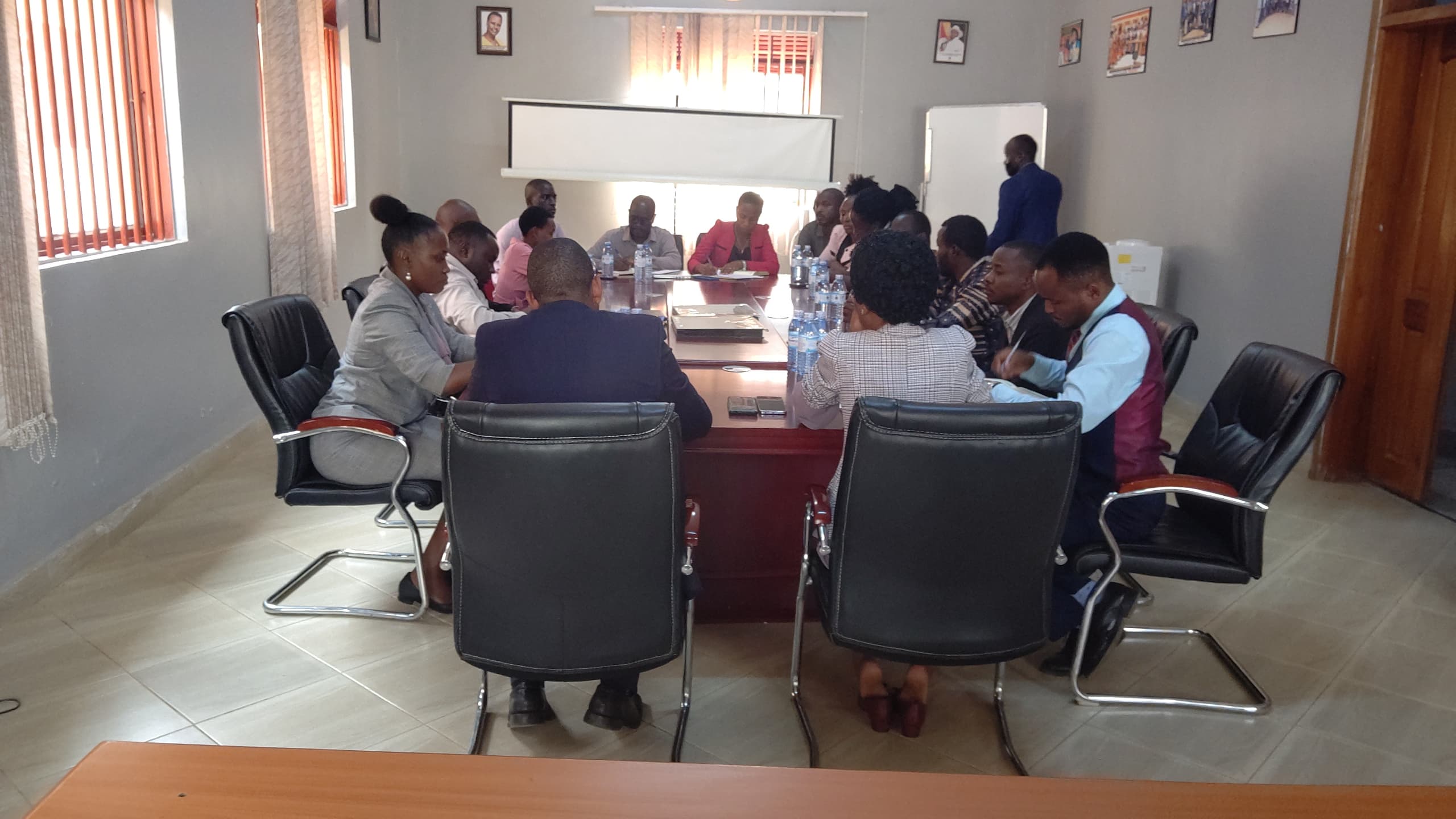 Happening Now: National Council for Higher Education Inspection at School of Nursing & Midwifery- Mbarara Campus