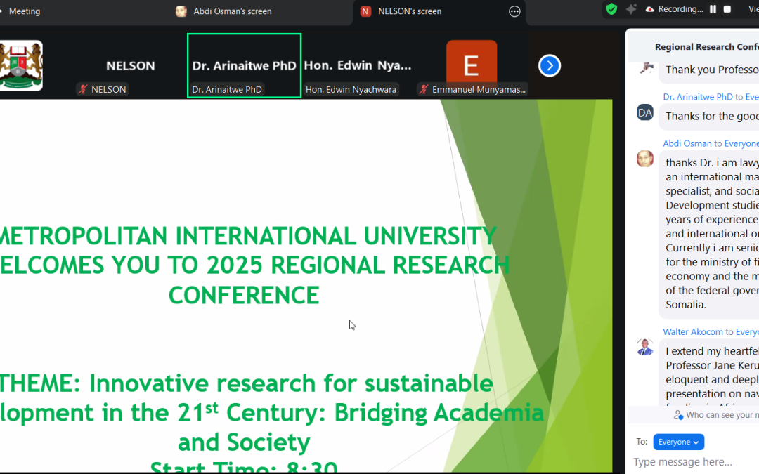 Regional Research Conference 2025 Successfully Held at Metropolitan International University